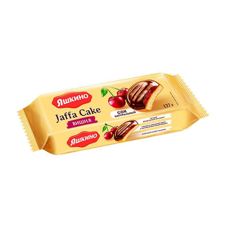 Печенье Сдобное Вишня, Яшкино, 137 гр., флоу-пак