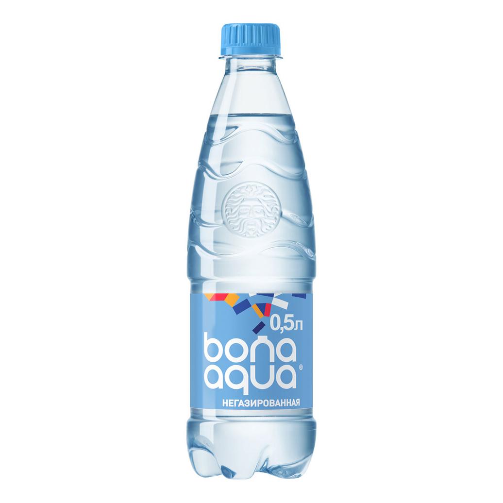 Вода негазированная Bona Aqua столовая 500 мл., ПЭТ