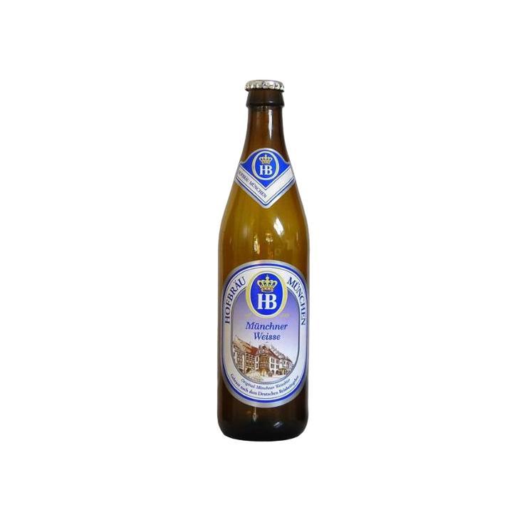 Пиво Hofbrau Original светлое фильтрованное 5,1% 500 мл., стекло