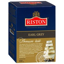 Чай Riston Earl Grey черный листовой с добавками, 200 гр., картон