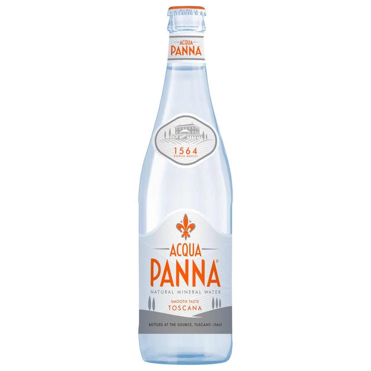 Вода негазированная Acqua Panna минеральная 500 мл., стекло