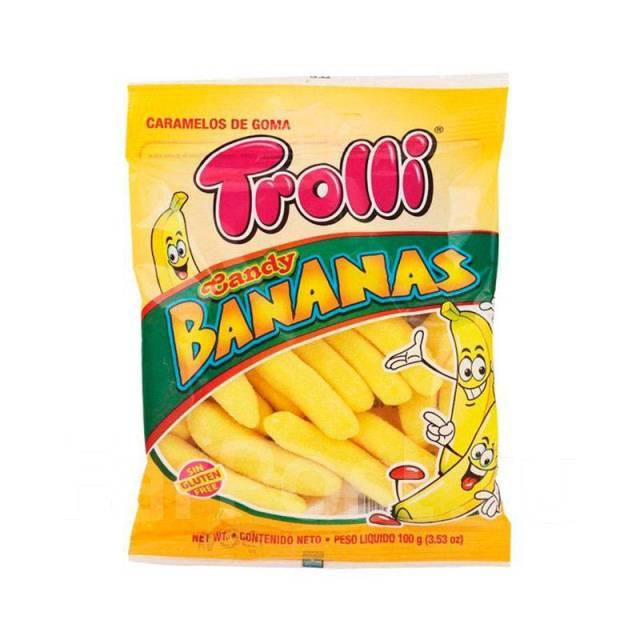 Мармелад Trolli Banana Испания 100 гр., флоу-пак