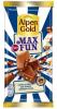 Шоколад Alpen Gold Max Fun молочный с мармеладом со вкусом колы попкорном и взрывной карамелью, 150 гр., флоу-пак