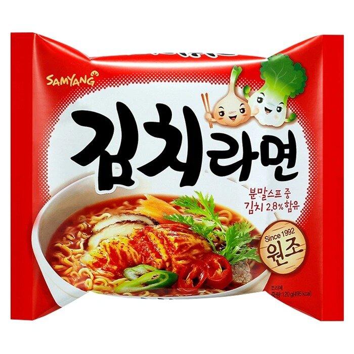 Лапша Samyang кимчи рамен 120 гр., флоу-пак