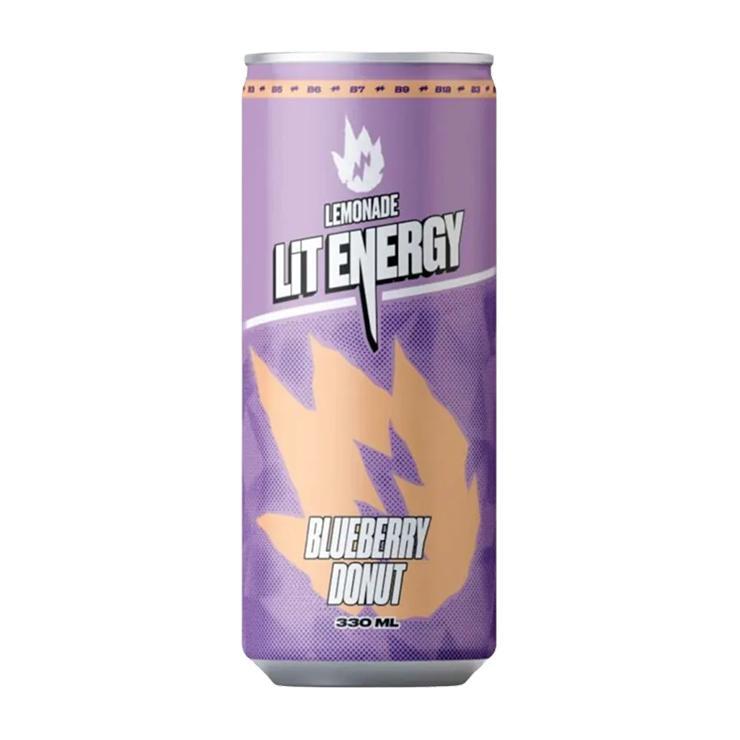 Напиток газированный LiT Energy черника 330 мл., ж/б