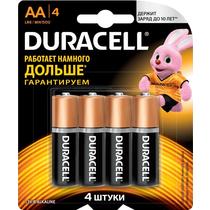 Батарейки Duracell Basic AA 4 штуки, блистер