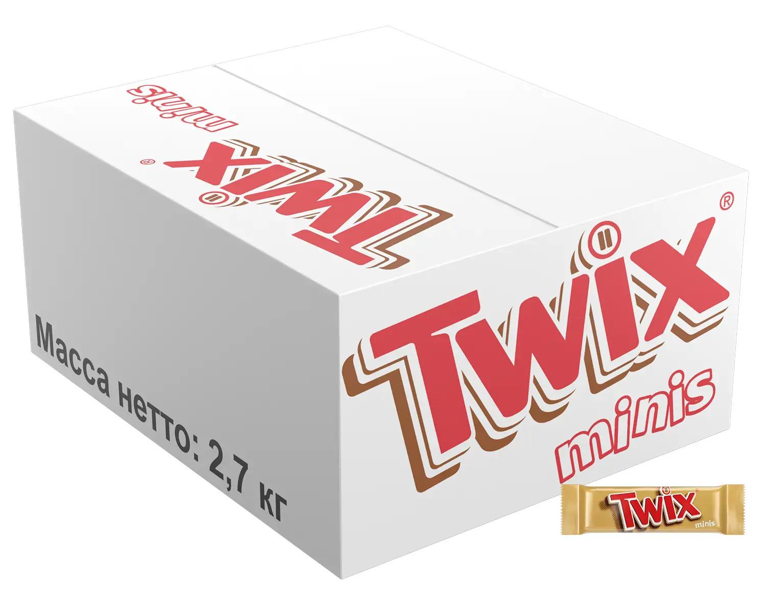 Конфеты шоколадные Twix 2.7 кг., картон