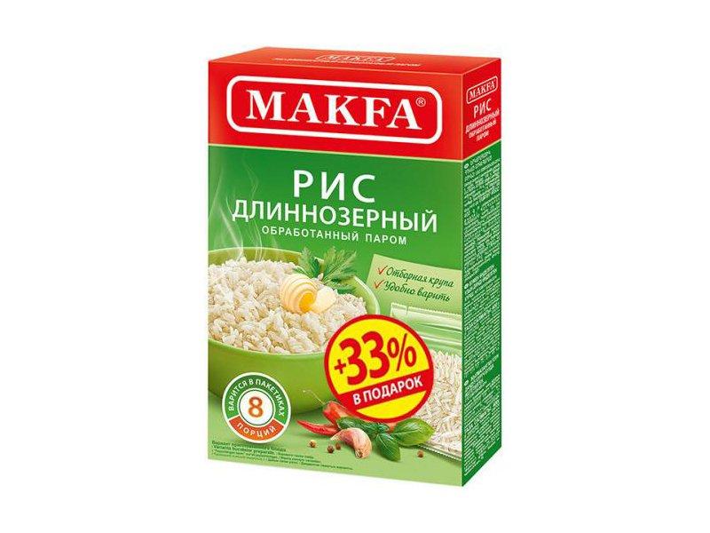 Рис Makfa басмати шлифованный 1 сорт 400 гр., картон