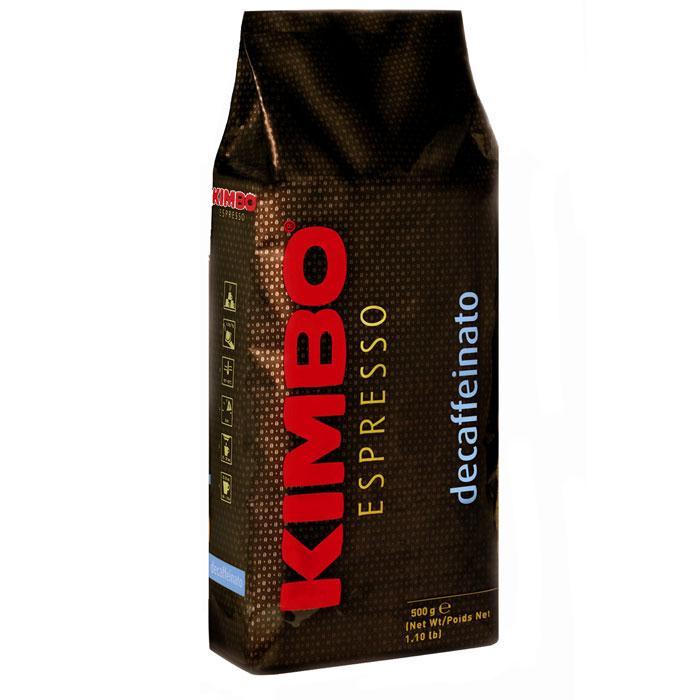 Кофе в зернах Kimbo Decaffeinato, 500 гр., фольгированный пакет