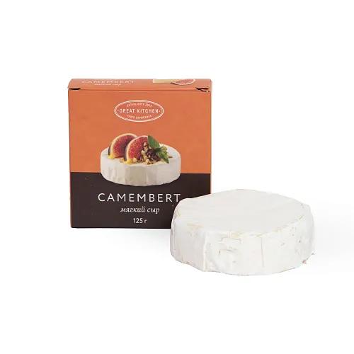 Сыр Great Kitchen Kamembert мягкий 50% 125 гр., картон