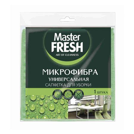 Салфетка Master Fresh из микрофибры универсальная 1 штука, флоу-пак