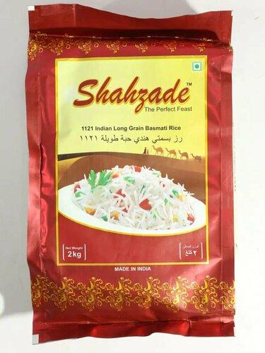 Рис Басмати Shahzade индийский длиннозерный для плова 2 кг., пакет