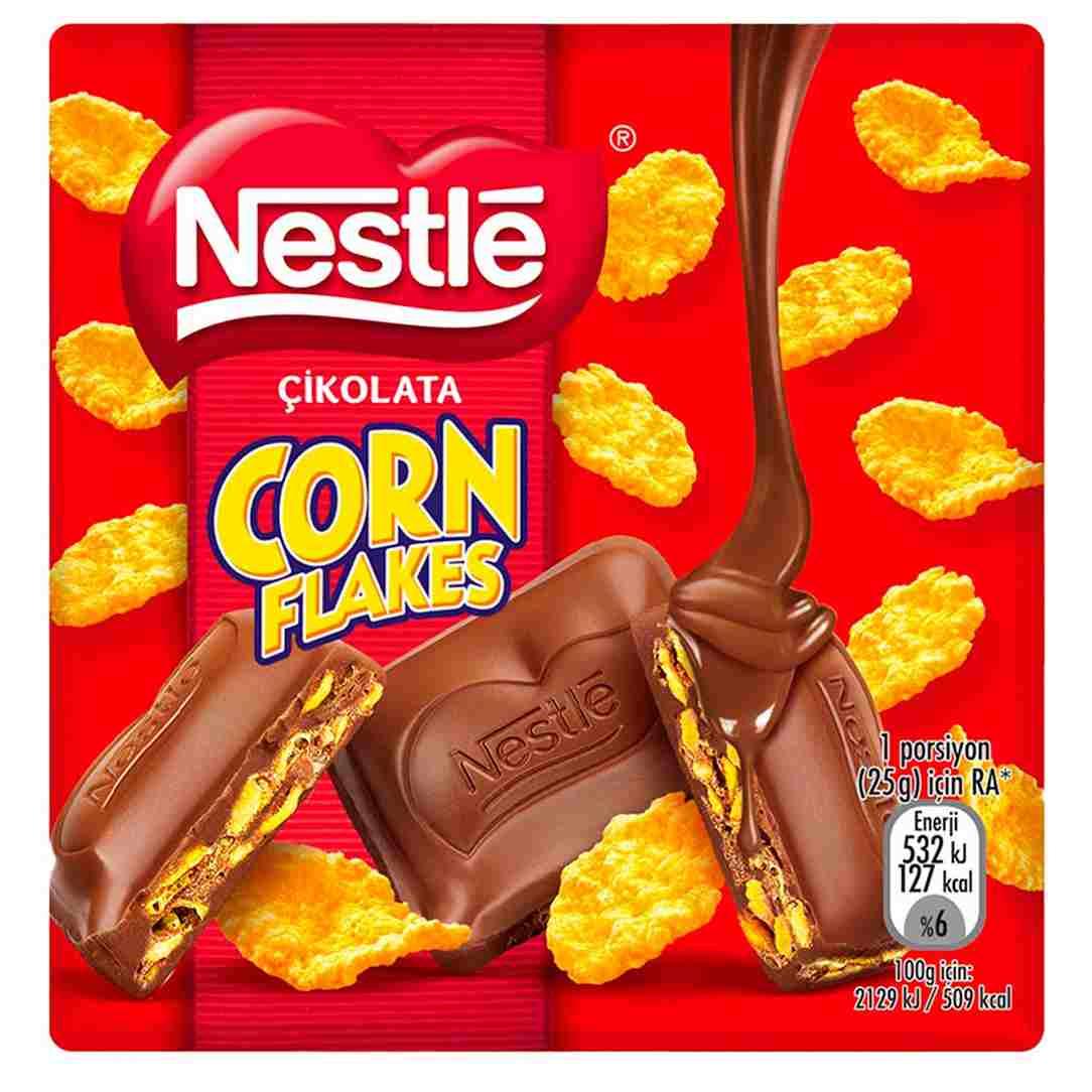 Шоколад Nestle Corn Flakes 60 гр., флоу-пак