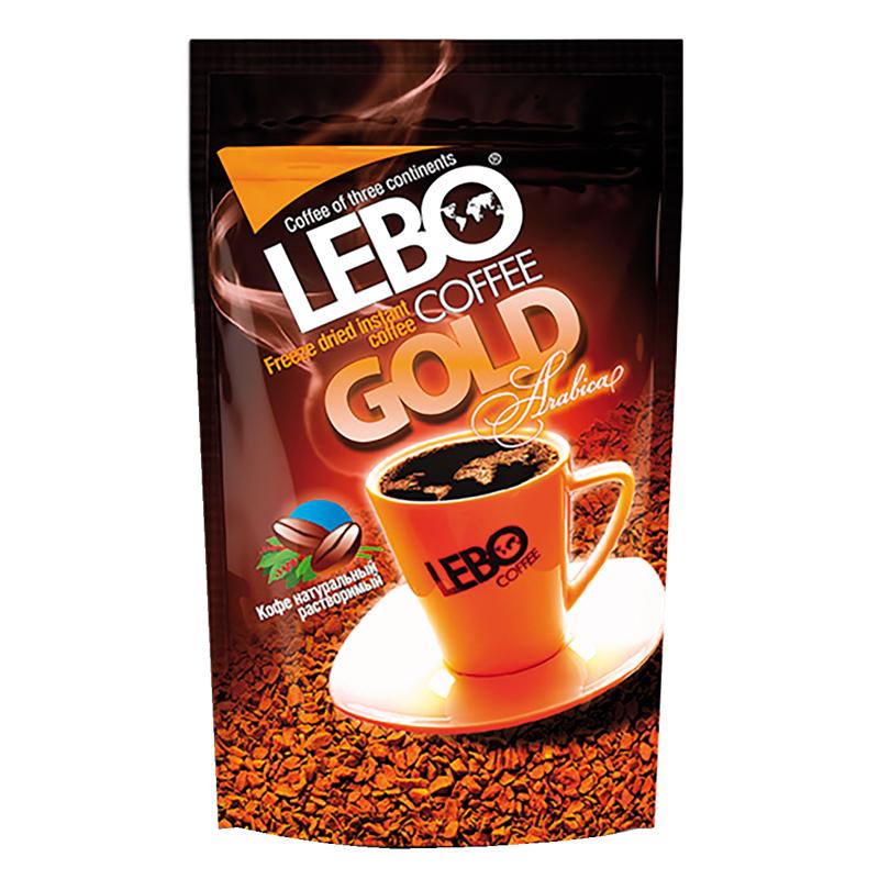 Кофе растворимый Lebo Gold сублимированный 100 гр., дой-пак