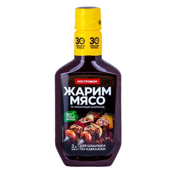 Маринад Костровок Жарим мясо для шашлыка по-кавказски 300 гр., ПЭТ