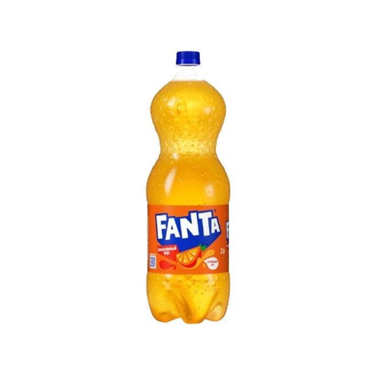 Напиток газированный Fanta со вкусом апельсина 2 л., ПЭТ