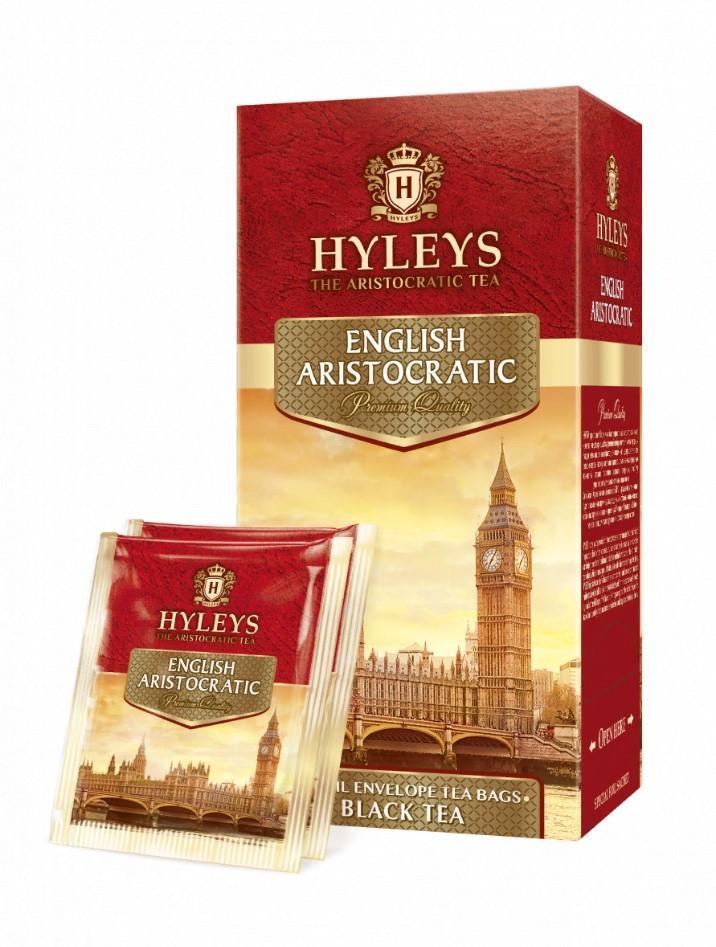 Чай черный Hyleys аристократ коллекция Английский 25 пакетиков, 50 гр., картон