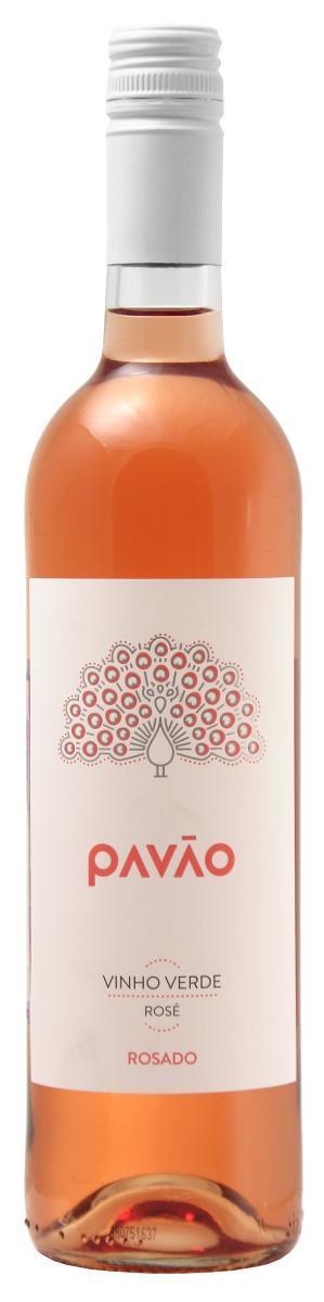 Вино Винью Верде Павао Розе розовое п/сухое Португалия 750 мл., стекло