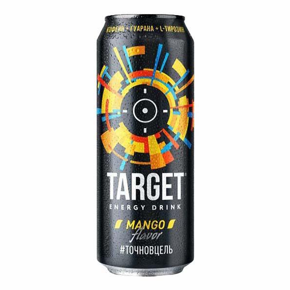 Напиток энергетический Бочкари Target Mango Flavor 450 мл., ж/б