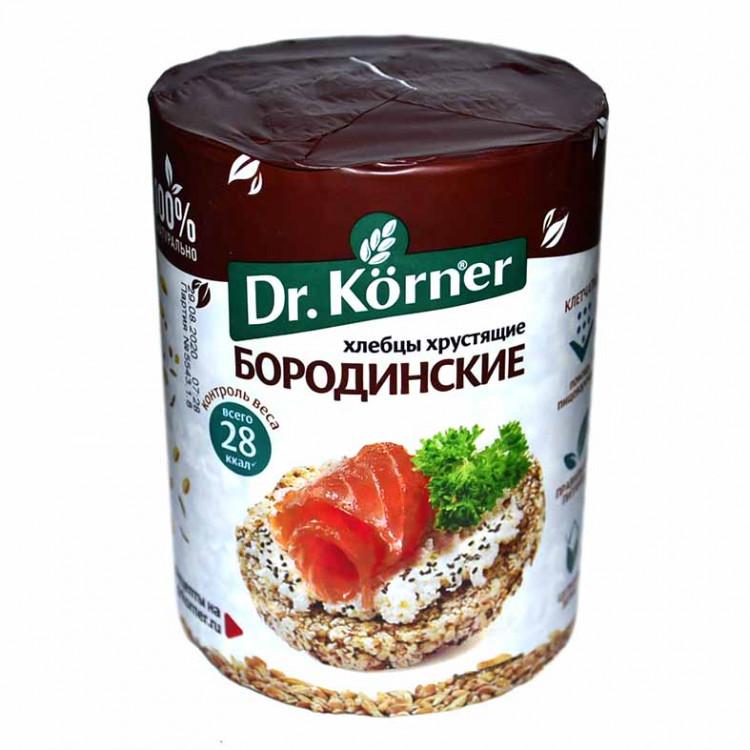 Хлебцы Dr. Korner Бородинские хрустящие, 100 гр., флоу-пак