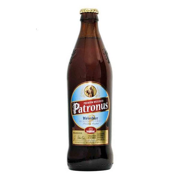 Пиво безалкогольное Patronus Вайсбир светлое нефильтрованное 500 мл., стекло