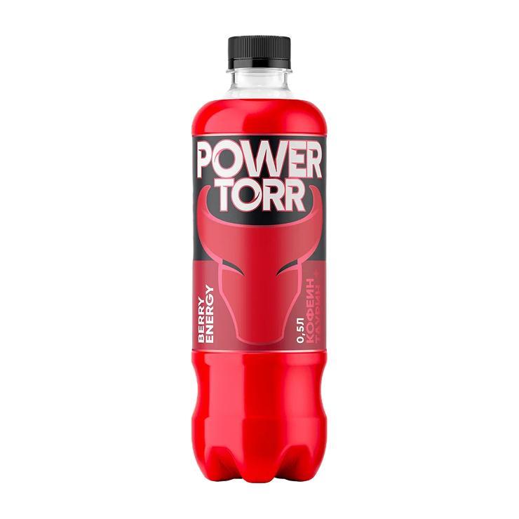 Напиток тонизирующий Power Torr Red ягодно-фруктовый микс газированный 500 мл., ПЭТ