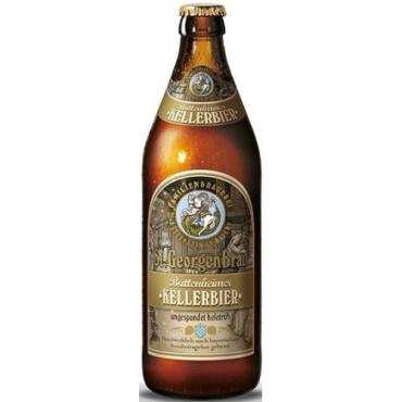 Пиво St.GeorgenBrau, Kellerbier 4,9% темное, Германия, 500 мл., стекло
