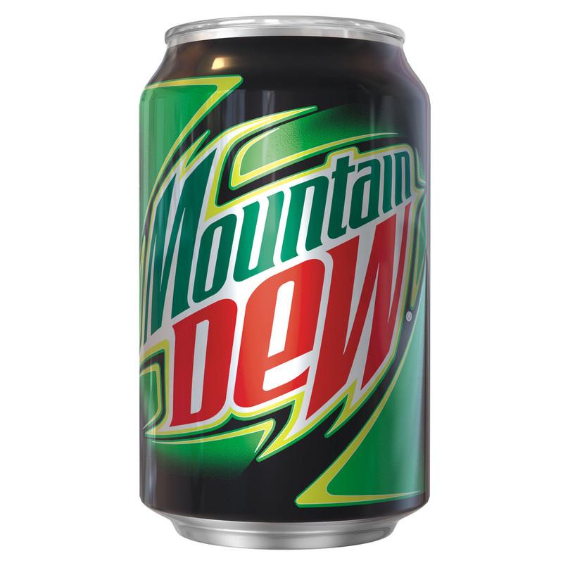 Напиток газированный Mountain Dew 330 мл., ж/б