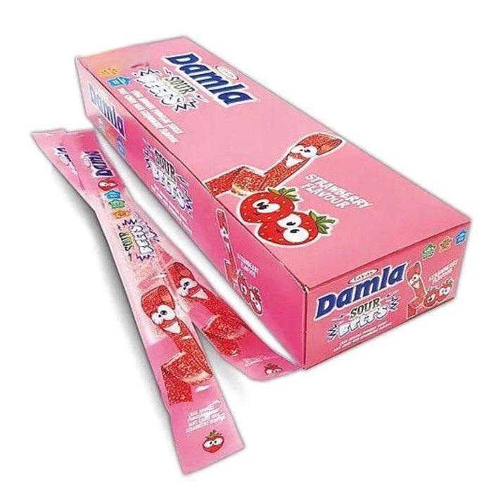 Ремешки Tayash Damla кислые клубника 15 гр., флоу-пак