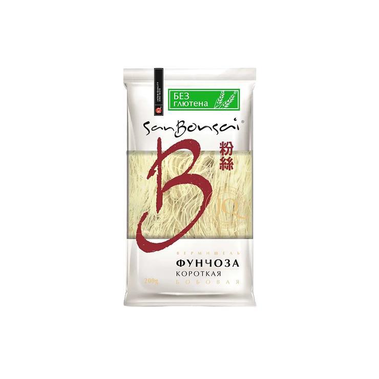 Вермишель SanBonsai фунчоза бобовая 200 гр., флоу-пак