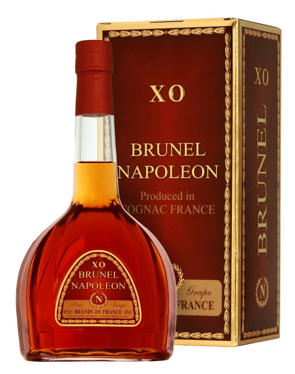 Бренди S.A.S. Distilleries de Matha Брюнель Наполеон XO, 40%, Франция, 700 мл., картон