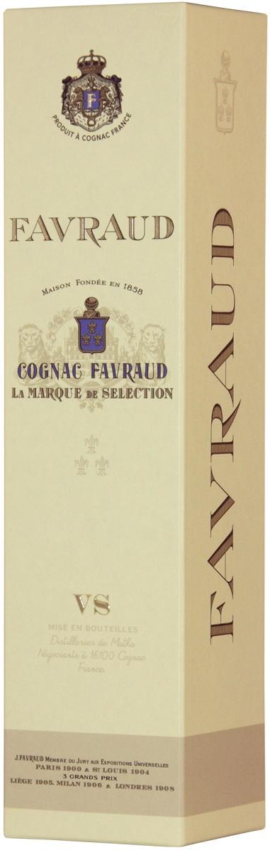 Коньяк Favraud VS, 40%, Франция, 700 мл., картон
