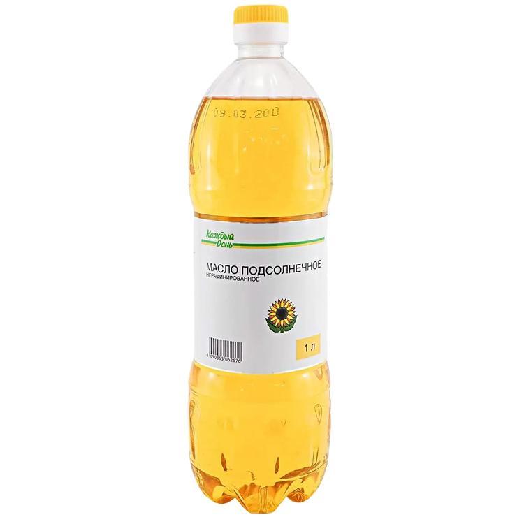 Масло подсолнечное Каждый день 1 л., ПЭТ
