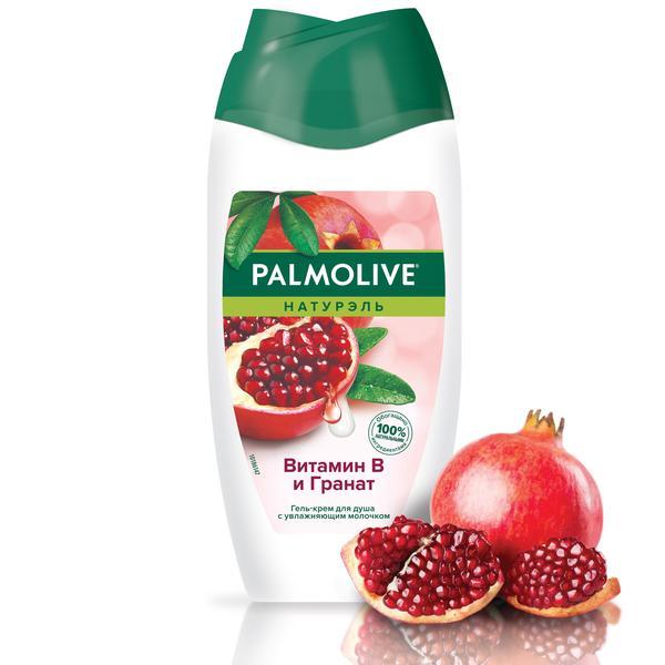 Гель-крем для душа Palmolive Натурэль Витамин В и гранат 250 мл., ПЭТ