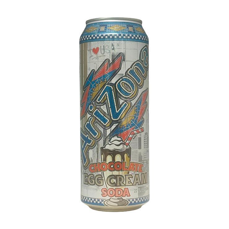 Напиток газированный Arizona Chocolate Egg Cream Soda молочный шоколад 650 мл., ж/б