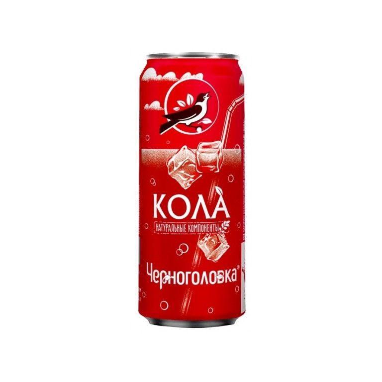 Лимонад Черноголовка Кола Ориджинал 450 мл., ж/б