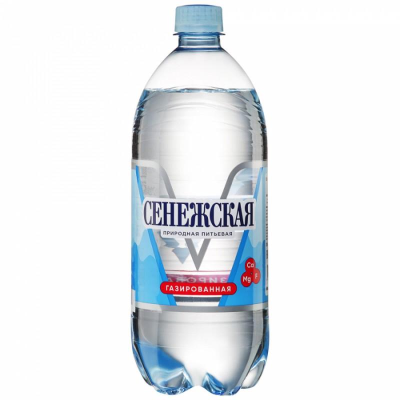 Вода газированная Сенежская 1 л., ПЭТ