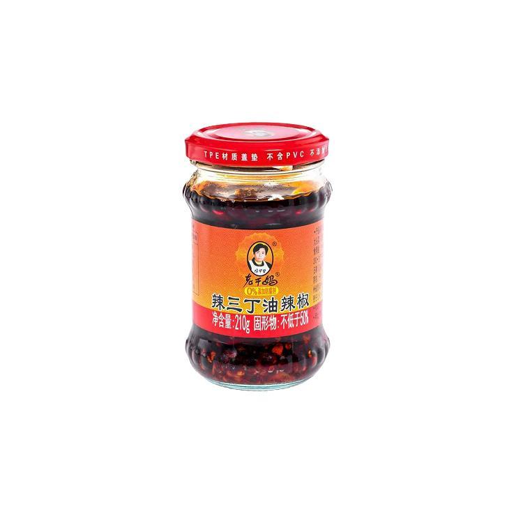 Соус Lao Gan Ma острый с кольраби и арахисом 210 гр., стекло