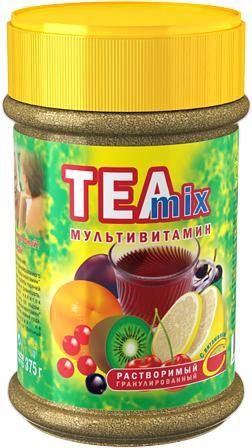 Кисель Вокруг света Tea mix Мультивитамин  300 гр., ПЭТ
