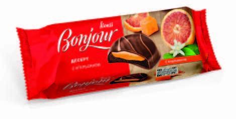 Тарталетки Bonjour Konti с апельсином, 220 гр., флоу-пак