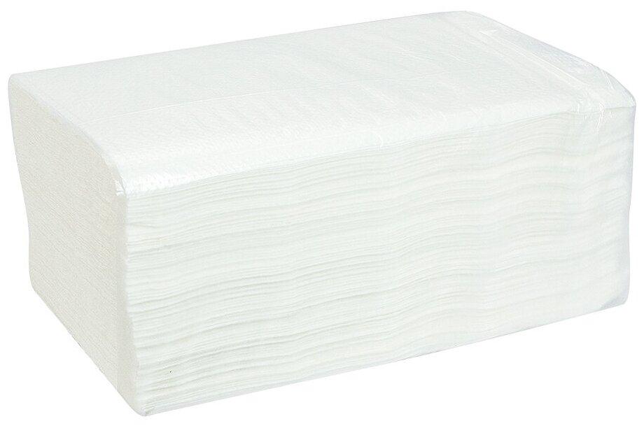 Полотенце бумажное листовое Teres 1-слой 210х220мм Z-сложения белое 200 листов, пленка