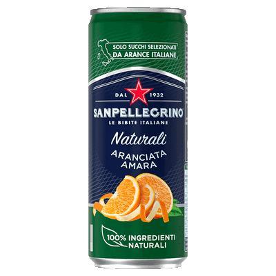 Напиток газированный Sanpellegrino Aranciata Amarа 330 мл., ж/б