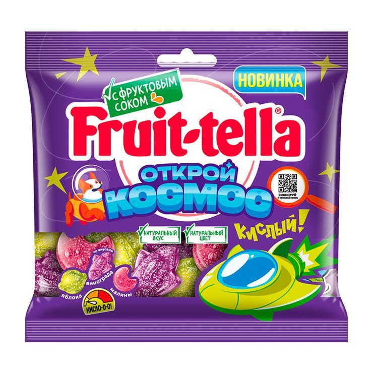 Мармелад жевательный Fruittella Открой космос 100 гр., флоу-пак