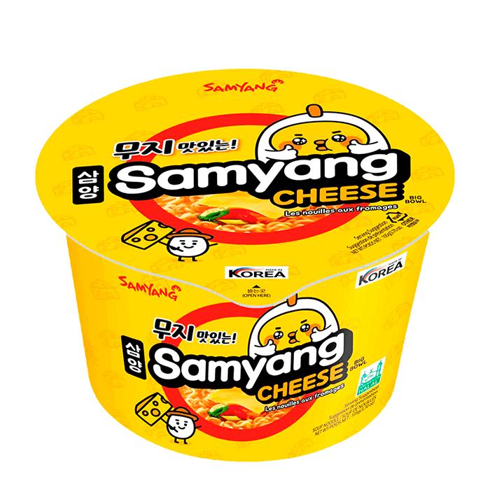 Лапша быстрого приготовления Samyang Hot Chicken Flavor Cheese 105 гр., картон