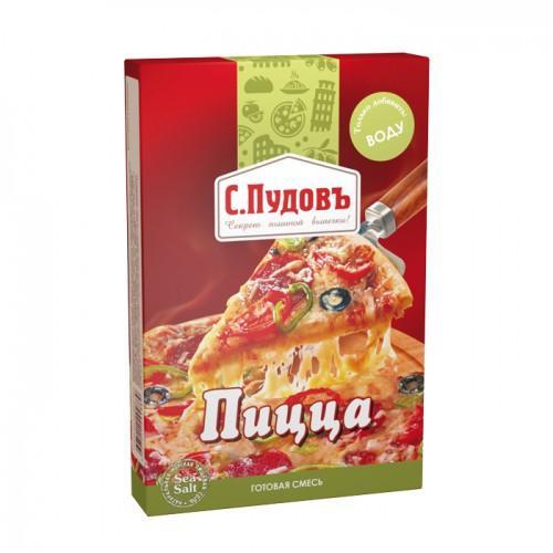 Смесь для выпечки С.Пудовъ Основа для пиццы, 350 гр., картон