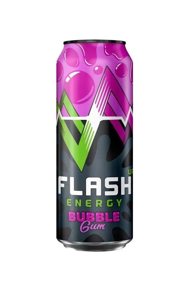 Напиток энергетический Flash Up Bubble Gum 450 мл., ж/б