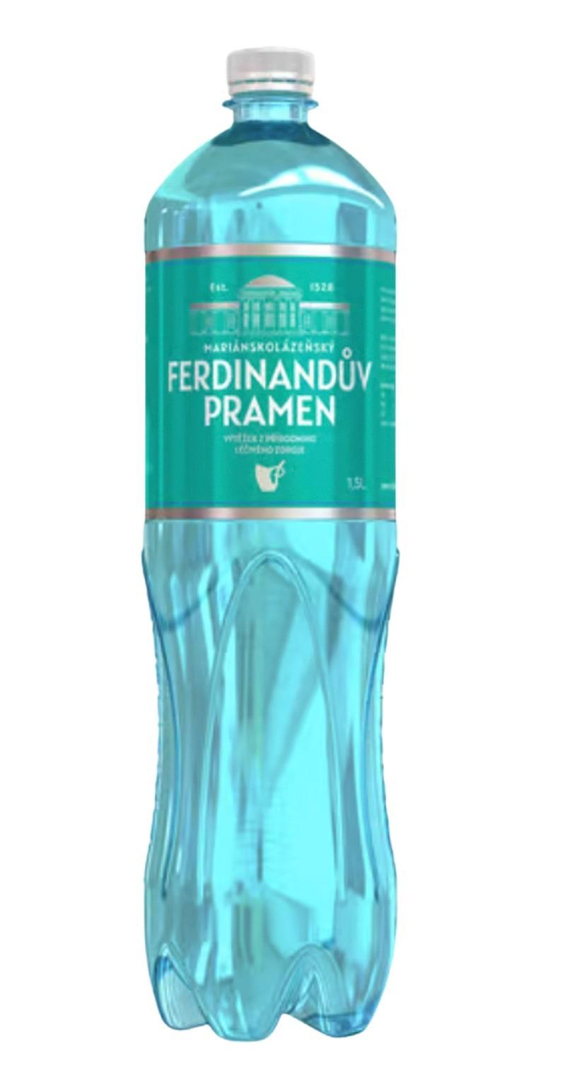 Вода газированная Ferdinanduv Pramen минеральная природная столовая 1,5 л., ПЭТ