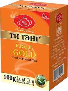 Чай Ти Тэнг Золотой F.B.O.P. черный, 100 гр., картон