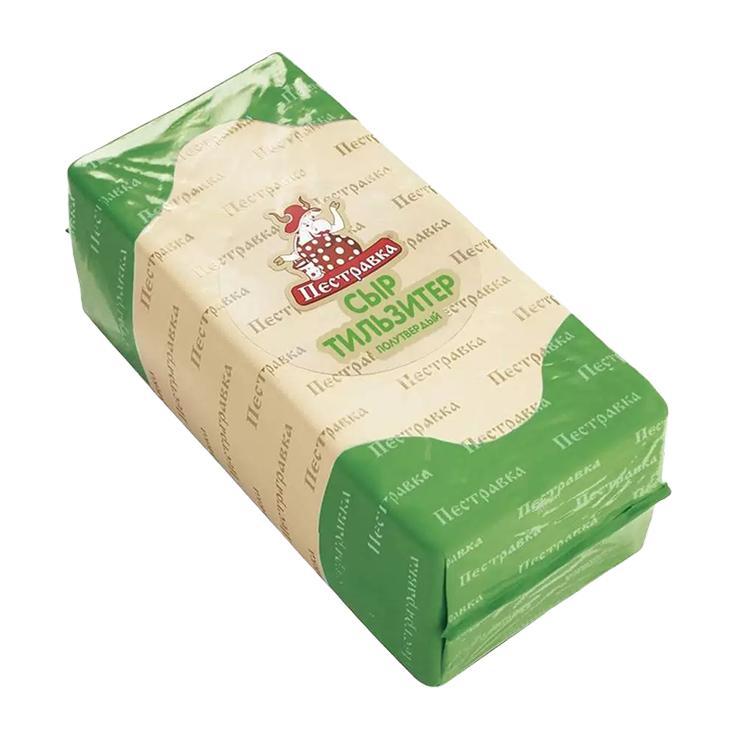 Сыр Пестравка Тильзитер 45% 4,3 кг., пленка