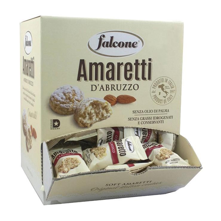 Печенье сдобное Falcone Amaretti classici Амаретти мягкое классическое 100х10 гр., картон